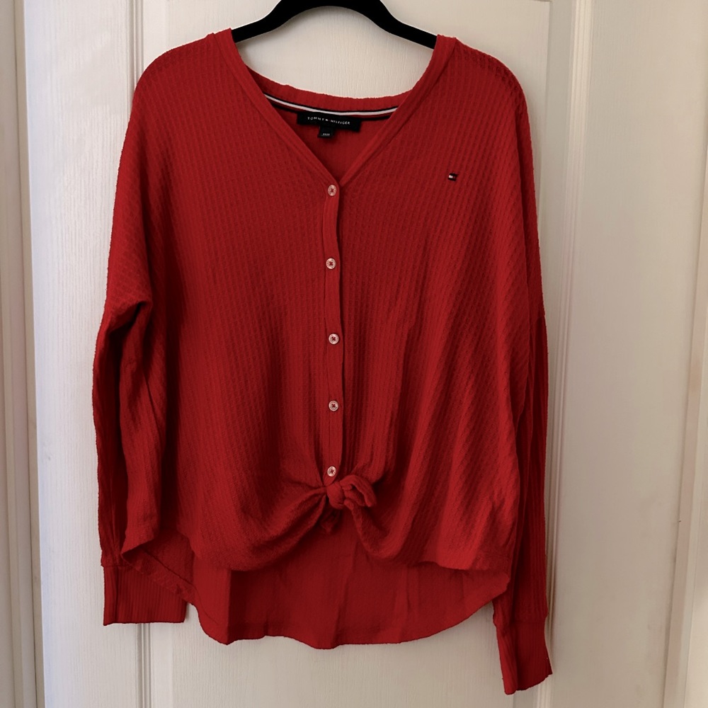 Tommy Hilfiger Waffle Knit Top